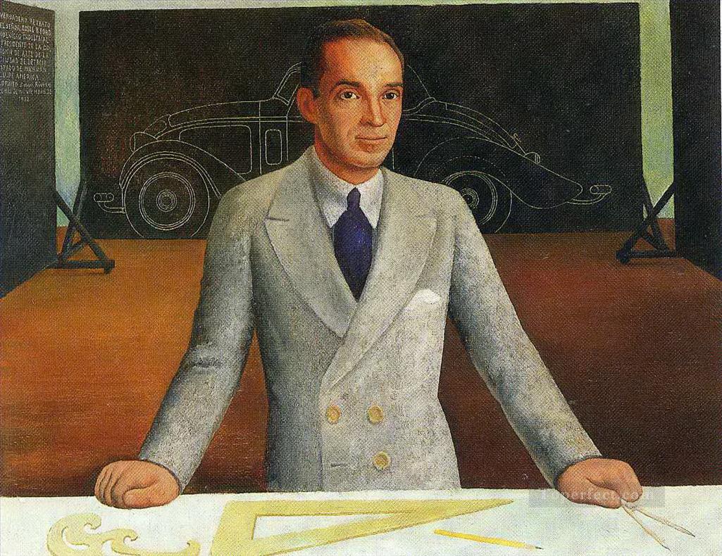 エドセル・ビー・フォード 1932 ディエゴ・リベラ油絵